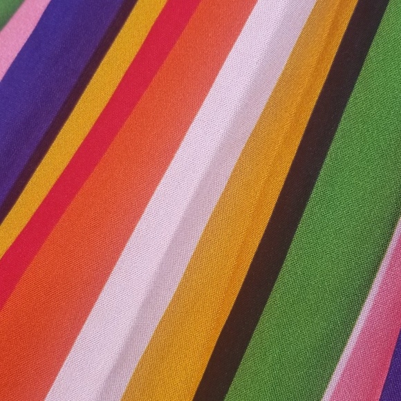 Reclaimed Vintage Stripe Midi Skirt - Picture 3 of 7